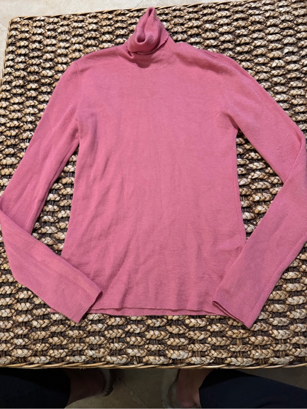 PRADA Cashmere Silk Turtleneck Sweater Pink - Picture 2 of 5